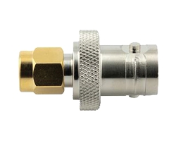 Lectrosonics Coaxial adapter. Male SMA to female BNC