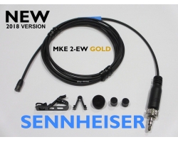Sennheiser MKE 2-EW Gold, microfono miniatura omni, jack 3.5 mm per Ew