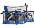 ORCA OR-180 Set di 4 borse trasparenti per accessori