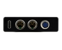 Lectrosonics DSR4EXTUSB Kit pannello per DSR, 2 uscite audio, Hirose e USB