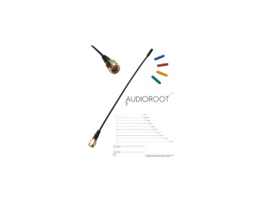 AUDIOROOT Antenna SMA / SMA 90° per trasmettitori o ricevitori UHF