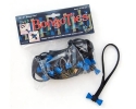 Remote Audio Bongo Ties Fascette elastiche da 5", pacco di 10 pezzi