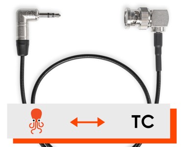 TENTACLE C08 3.5 mm Jack Plug to BNC right-angle