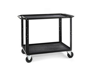 CONECARTS Large Cart, 2 shelves, fabric mat, ø125 mm wheels