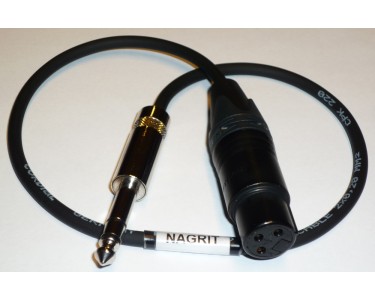 NAGRIT Cavo microfonico da XLR 3-pin a Jack stereo