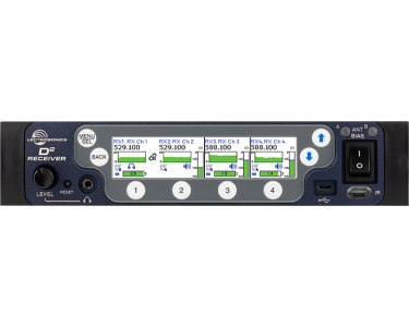 Lectrosonics DSQD 4 Channel Digital Receiver AES