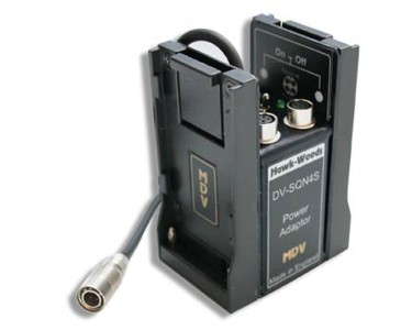 Hawk-Woods DV-SQN4S Adattatore 2 batterie L, 12 Volt, 4x Hirose 4pin + cavo