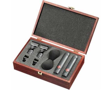 NEUMANN MK 184 Stereo Set: matched pair of cardioid microphones, w/ accesso