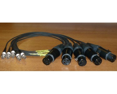 NAGRIT Cavetto adattatore da XLR-3 Femmina a Lemo 3pin