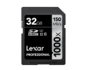 LEXAR SDHC/SDXC UHS-II da 32 GB, 150 MB/s, 1000x