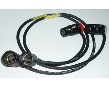 NAGRIT Cavi con 2 connettori XLR o TA Low Profile