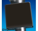 Hardisty Microphone flag, Black, cube or triangular