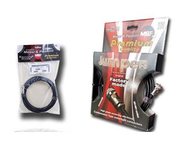 BNC 50 Ohm Cable, Low Loss, Messi&Paoloni HYPERFLEX 5, 10m