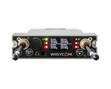 Wisycom MCR54 4 Channels True Diversity Receiver