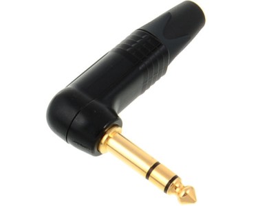 NEUTRIK NP3RX-B Jack 6.3 mm, stereo, 90°, serie X