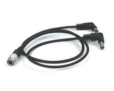 PSC 1121 Power cable 4 pin Hirose - 2 Lectro DC RA, 18"