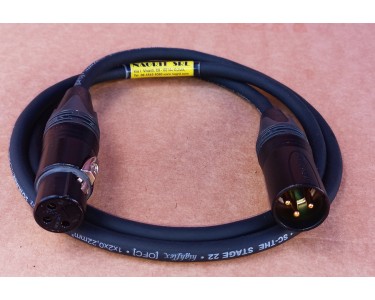 NAGRIT SC The stage Cable, 2xNeutrik XLR M/F, 1m