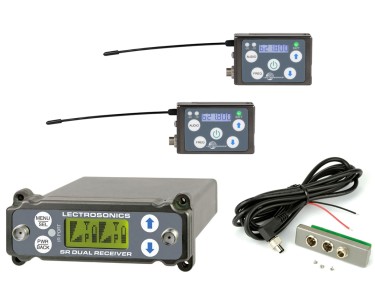 Lectrosonics RF System composed of 2x SSM SRc, analog outs