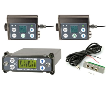 Lectrosonics RF System composed of 2x SMBW SRc, analog outs