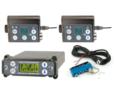 Lectrosonics RF System composed of 2x SMBW SRc, analog/digital outs