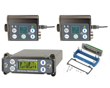 Lectrosonics Sistema 2 SMWB + SRc uscite DB25 per SuperSlot