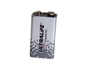 ULTRALIFE 9 Volt Lithium Battery, 10 pcs