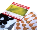 Rycote Undercovers Cuscinetti antivento, 30 dischetti multicolore, 30 stick
