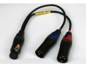 NAGRIT Y cable, from XLR 5F to 2 x XLR 3M
