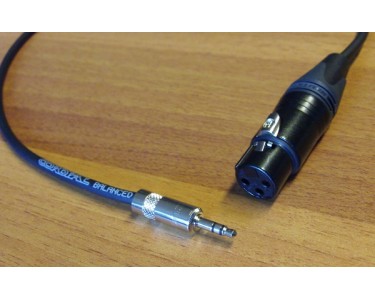 NAGRIT Cavo microfonico da XLR 3-pin a mini-jack stereo