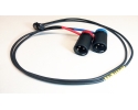 NAGRIT Y cable, from Low Profile TA3F to 2 x XLR 3M Low Profile