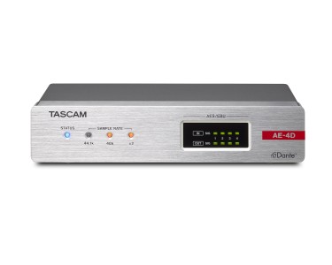 Tascam AE-4D 4 Channel AES/EBU Dante Converter