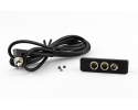 Lectrosonics DSR4EXT Kit pannello per DSR, 2 uscite audio e alimentazione