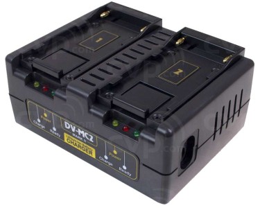 Hawk-Woods DV-MC2 Carica-batterie per 2 batterie NP-F