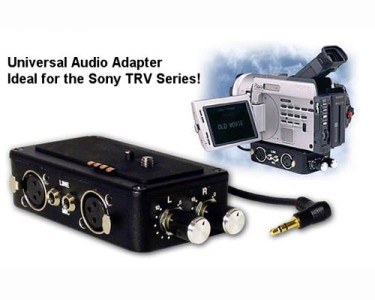 Audio adapters for DSLR camera