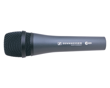 Rental Sennheiser e835S Dynamic Cardioid Microphone, ON/OFF switch