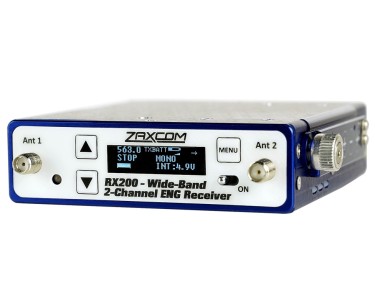 ZAXCOM RX200 Ricevente 2-canali ENG