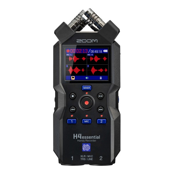 ZOOM H4Essential Audio Recorder 32 Bit 4 Tracks