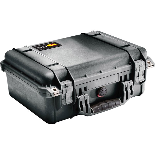 PELI Case 1450, internal dimensions 37.6 x 26.3 x 15.2 cm