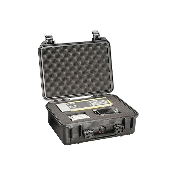 PELI Case 1450, internal dimensions 37.6 x 26.3 x 15.2 cm