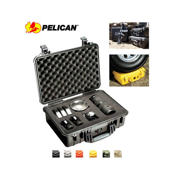 PELI Case 1500, internal dimensions 42.5 x 28.4 x 15.5 cm