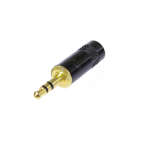 REAN NYS 231BG Mini-jack stereo, 3.5 mm, nero, contatti oro