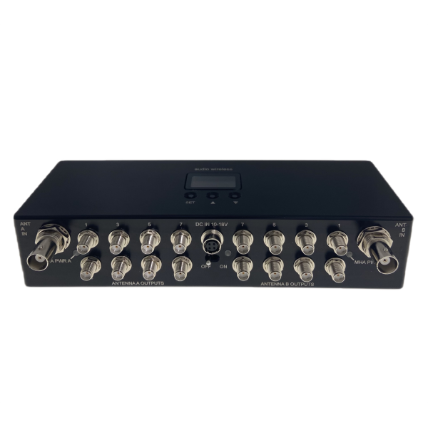 Audio Wireless DADM228 Modulo Distributore Antenna Diversity a 8 Vie