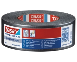 TESA 4662 Nastro americano (duct tape) 48 mm x 50 m, nero o grigio