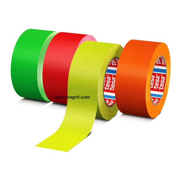 Fluorescent Tape TESA 4671 50mm x 25mt, Set of 4 tapes