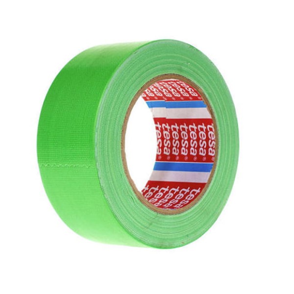 TESA 4688 Nastro telato e plastificato, 50mm x 25m, Verde