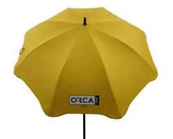 ORCA OR-592 Ombrello 130cm diametro, Giallo/Argento