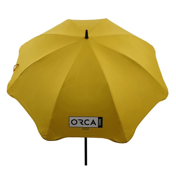 ORCA OR-592 Ombrello 130cm diametro, Giallo/Argento