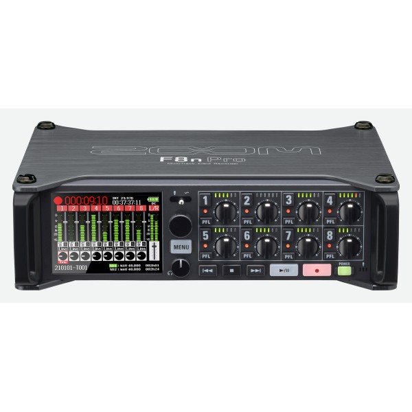 ZOOM F8n PRO Multitrack Field Recorder