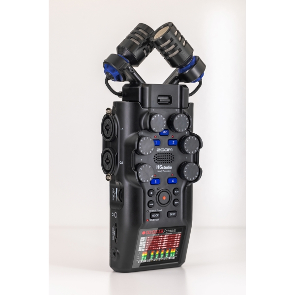 ZOOM H6Studio Handheld Recorder