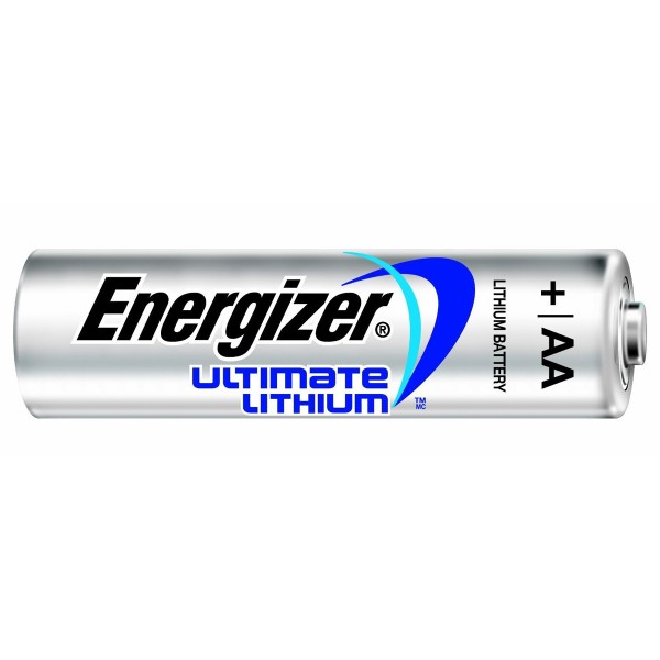 ENERGIZER Ultimate Lithium Battery, 1,5 Volt AA, 3000mAh, blister da 4